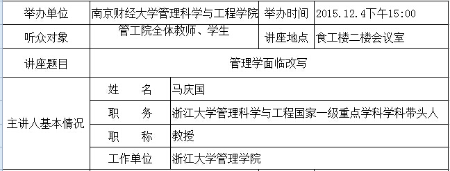 学术报告：管理学面临改写